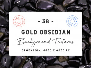 38 texturas de fundo de obsidiana dourada Texturas CG