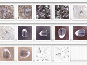 44 clear quartz background textures CG Tekstury