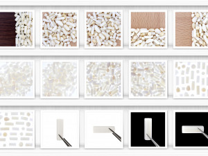 40 white coral background textures CG テクスチャ