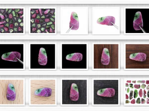 46 texture di sfondo di zoisite rubino CG Textures