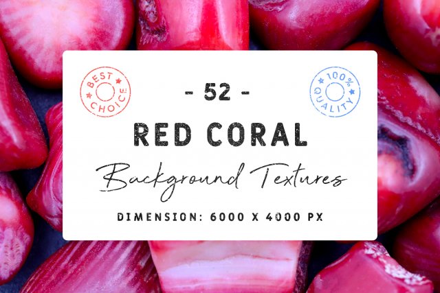 52 red coral background textures CG 纹理 .c4d .max .obj .3ds .fbx .stl .blend 