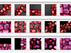 52 red coral background textures CG 纹理