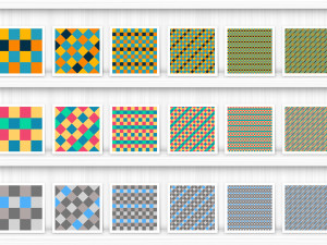 30 French Checkered Patterns CG Textures
