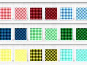 100 Gingham Check Patterns CG Textures