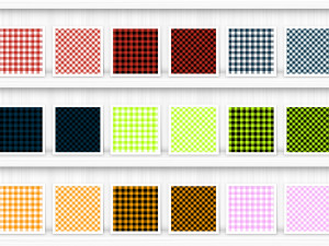 100 Gingham Check Patterns CG Textures