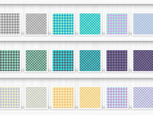 100 Gingham Check Patterns CG Textures