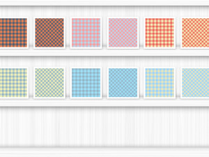 100 Gingham Check Patterns CG Textures