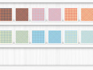 100 Gingham Check Patterns CG Textures