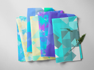 80 Color Triangles Geometry Background Textures CG Textures