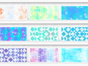80 Color Triangles Geometry Background Textures CG Textures