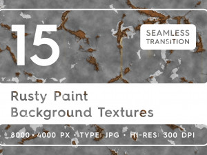 15 Rusty Paint Background Textures Tekstur CG