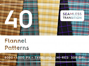 40 Flannel Patterns CG Texturen