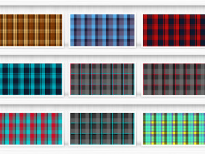 40 Flannel Patterns CG Текстури