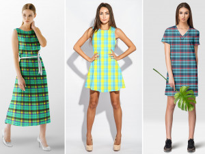 40 Flannel Patterns CG Текстури