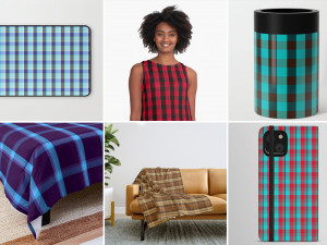 40 Flannel Patterns CG Текстури