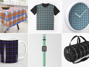 40 Flannel Patterns CG Текстури