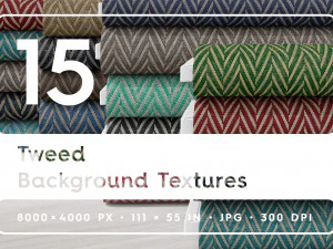 15 tweedowych tekstur tła CG Tekstury