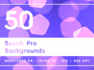 50 Bokeh Pro Backgrounds CG Textures