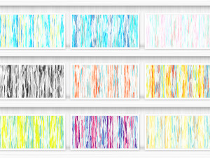 40 Watercolor Striped Stains Backgrounds CG Textures