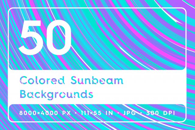 50 Colored Sunbeam Backgrounds CG 텍스쳐 .c4d .max .obj .3ds .fbx .stl .blend 