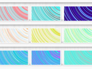 50 Colored Sunbeam Backgrounds CG 텍스쳐