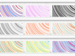 50 Renkli G&uuml;neş Işını Arka Planları CG Dokuları