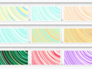 50 Renkli G&uuml;neş Işını Arka Planları CG Dokuları