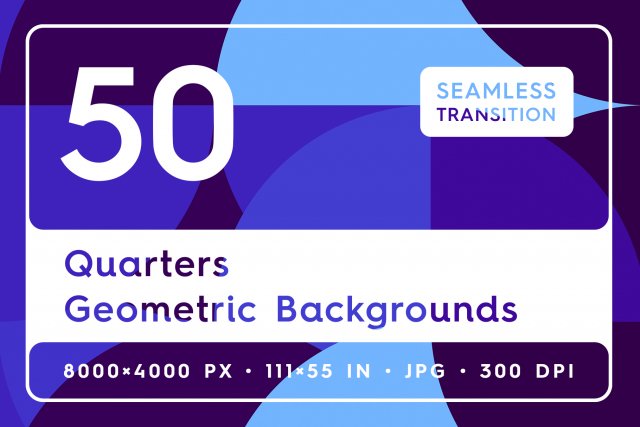 50 Quarters Geometric Backgrounds CG Textures .c4d .max .obj .3ds .fbx .stl .blend 