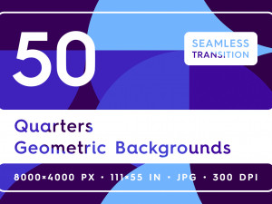 50 Quarters Geometric Backgrounds CG Texturen