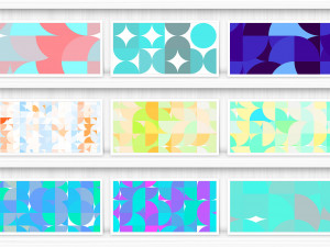 50 Quarters Geometric Backgrounds CG Textures