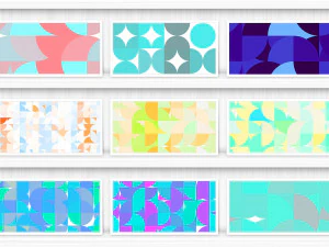 50 Quarters Geometric Backgrounds CG Textures