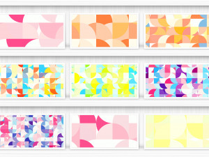 50 Quarters Geometric Backgrounds CG Textures