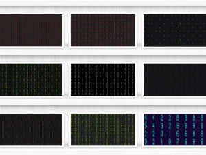 40 Scoreboard Numbers Backgrounds CG Textures