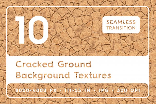 10 Cracked Ground Background Textures CG Текстури .c4d .max .obj .3ds .fbx .stl .blend 