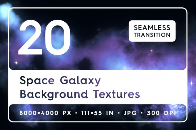 20 Space Galaxy Backgrounds Textures CG Textures .c4d .max .obj .3ds .fbx .stl .blend 