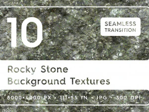 10 tekstur tła z kamienia skalistego CG Tekstury