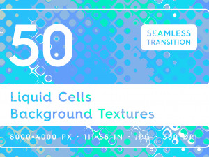 50 Liquid Cells Background Textures Texturas CG
