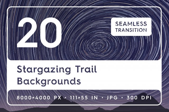 20 Stargazing Trail Backgrounds CG टेक्स्चर्स .c4d .max .obj .3ds .fbx .stl .blend 