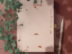 20 Green Leafs Paper Textures CG テクスチャ