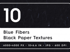 10 Blue Fibers Black Paper Textures CG Textures