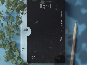 10 Turquoise Flowers Black Paper Textures CG Текстури
