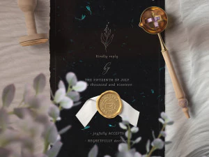 10 Turquoise Flowers Black Paper Textures CG Textures