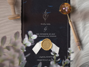 10 Floral Black Rice Paper Textures CG Dokuları