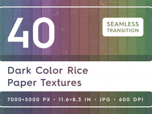 40 Dark Color Rice Paper Textures CG Textures