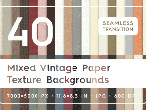 40 fundos mistos de textura de papel vintage Texturas CG