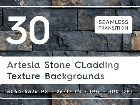 30 Artesia stenen bekleding textuur achtergronden naadloze tegels CG Texturen