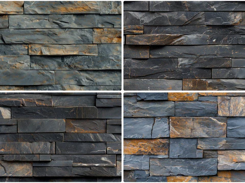 30 Artesia Stone Cladding Texture Backgrounds Seamless Tiling CG Textures