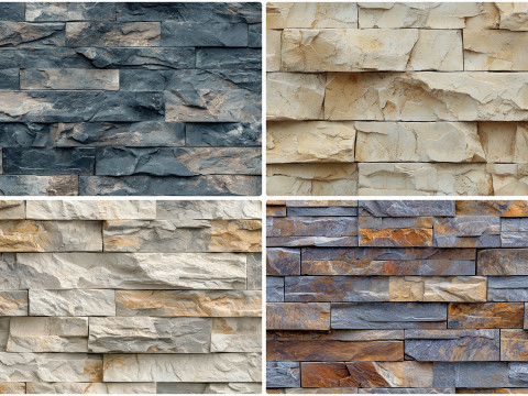 30 Artesia Stone Cladding Texture Backgrounds Seamless Tiling CG टेक्स्चर्स
