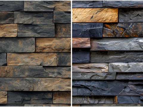 30 Artesia Stone Cladding Texture Backgrounds Seamless Tiling CG Textures