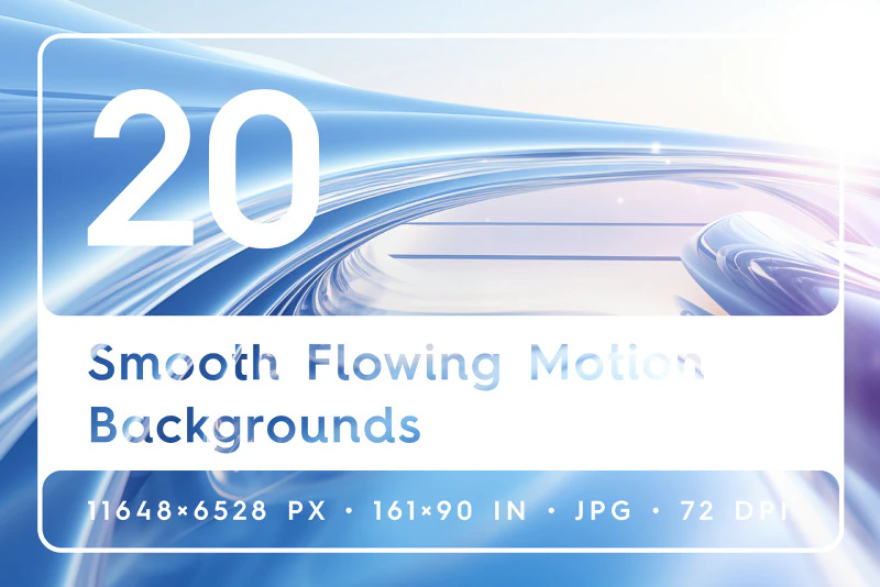 20 Smooth Flowing Motion Backgrounds CG Textures .c4d .max .obj .3ds .fbx .stl .blend 